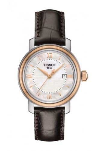 Tissot Bridgeport Quartz 29 Stainless Steel - Rose Gold / MOP / Strap